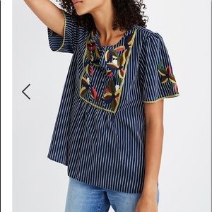 Colorful Madewell Fable blouse